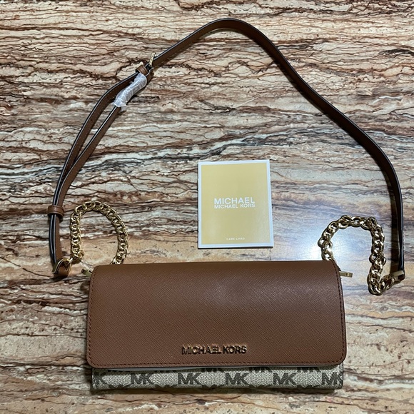 Crossbody Wallet Chain Purse | Michael Kors